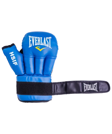 Перчатки для рукопашного боя HSIF RF3212, 12oz, к/з, синий, фото 5