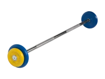 Штанга неразборная &quot;Barbell&quot; с цветными дисками d 25 мм, 12,5 кг