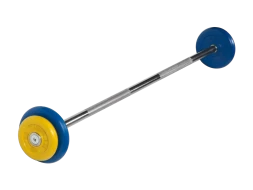 Штанга неразборная &quot;Barbell&quot; с цветными дисками d 25 мм, 12,5 кг