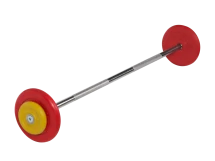 Штанга неразборная &quot;Barbell&quot; с цветными дисками d 25 мм, 17,5 кг
