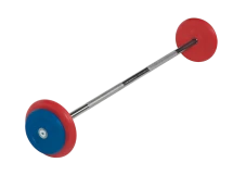 Штанга неразборная &quot;Barbell&quot; с цветными дисками d 25 мм, 20 кг