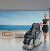 Домашнее массажное кресло Casada Aura White Gray