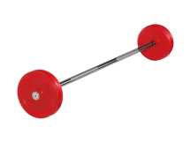 Штанга неразборная &quot;Barbell&quot; с цветными дисками d 25 мм, 25 кг