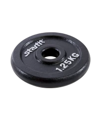 Диск чугунный BB-204 1,25 кг, d=26 мм, черный