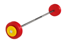 Штанга неразборная &quot;Barbell&quot; с цветными дисками d 25 мм, 27,5 кг