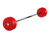 Штанга неразборная &quot;Barbell&quot; с цветными дисками d 25 мм, 35 кг