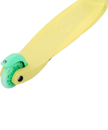 Самокат 3-колесный Zippy 3D, 120/80 мм, желтый, фото 5
