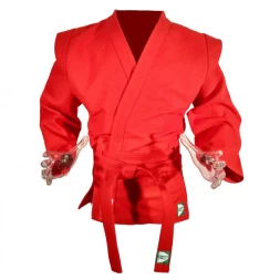 Куртка для самбо &quot;GREEN HILL MASTER&quot; арт. SC-550-54-RD, р.54, одобр. FIAS, 100% хлопок, красная