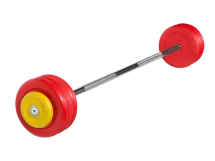 Штанга неразборная &quot;Barbell&quot; с цветными дисками d 25 мм, 37,5 кг