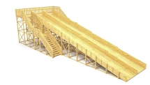 Зимняя горка Савушка Зима Wood 12/1 Без места для хранения