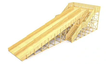Зимняя горка Савушка Зима Wood 12/1 Без места для хранения, фото 1