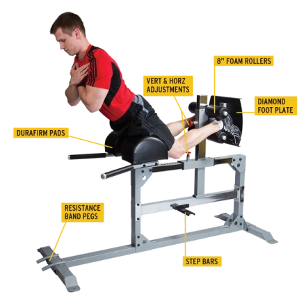Римский стул регулируемый Body-Solid SGH500, фото 8