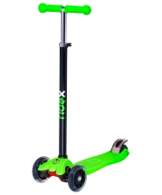 Самокат 3-колесный Snappy 3D, 120/80 мм, зеленый