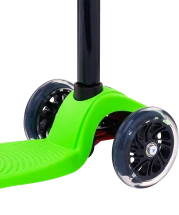 Самокат 3-колесный Snappy 3D, 120/80 мм, зеленый
