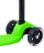 Самокат 3-колесный Snappy 3D, 120/80 мм, зеленый