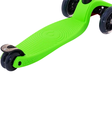 Самокат 3-колесный Snappy 3D, 120/80 мм, зеленый, фото 6