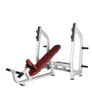 BRONZE GYM H-025 Скамья для жима с положительным наклоном (КОРИЧНЕВЫЙ)