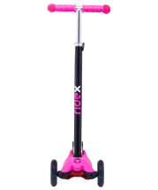 Самокат 3-колесный Snappy 3D, 120/80 мм, розовый