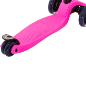 Самокат 3-колесный Snappy 3D, 120/80 мм, розовый