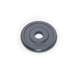 Диск JOHNS d26/d51 мм черный обрезиненный, 0,5кг, фото 1
