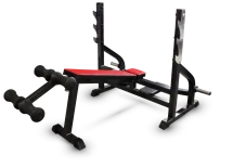 Скамья-стойка для жима под углом вниз Barbell МВ 2.25 чёрный
