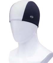 Шапочка для плавания Polyester/Elasthan Cap 3252-22, полиэстер, черный/белый