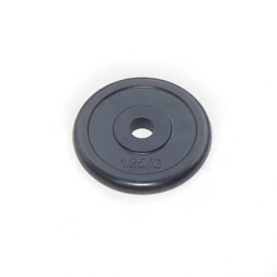 Диск JOHNS d26/d51 мм черный обрезиненный,1,25кг, фото 1