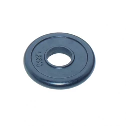 Диск JOHNS d26/d51 мм черный обрезиненный,1,25кг, фото 2