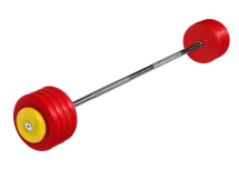 Штанга неразборная &quot;Barbell&quot; с цветными дисками d 25 мм, 47,5 кг