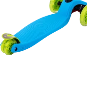 Самокат 3-колесный Snappy 3D, 120/80 мм, синий/зеленый