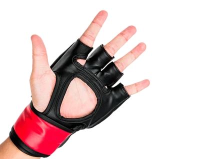(UFC Перчатки MMA для грэпплинга 5 унций красные S/M), фото 2