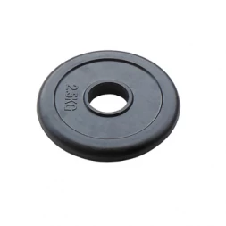 Диск JOHNS d26/d51 мм черный обрезиненный, 2,5кг, фото 2