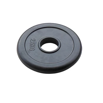 Диск JOHNS d26/d51 мм черный обрезиненный, 2,5кг, фото 2