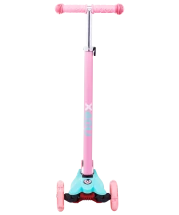 Самокат 3-колесный Snappy 3D, 120/80 мм, мятный/розовый