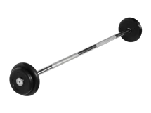 Штанга неразборная &quot;Barbell&quot; с чёрными дисками d 25 мм, 12,5 кг