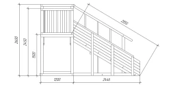 Зимняя горка Савушка Зима Wood 3, фото 6
