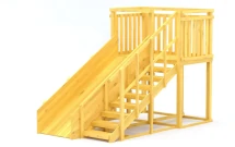 Зимняя горка Савушка Зима Wood 3