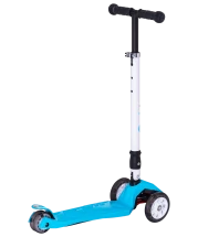 Самокат 3-колесный Smart 3D, 120/80 мм, синий