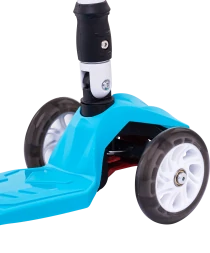 Самокат 3-колесный Smart 3D, 120/80 мм, синий, фото 4