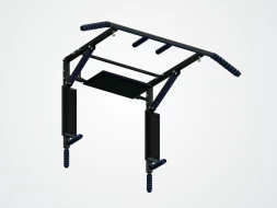 Турник 3в1 SportElite складной &quot;Workout&quot; разборный, черный, фото 1