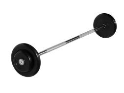 Штанга неразборная &quot;Barbell&quot; с чёрными дисками d 25 мм, 17,5 кг