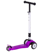 Самокат 3-колесный Smart 3D, 120/80 мм, фиолетовый