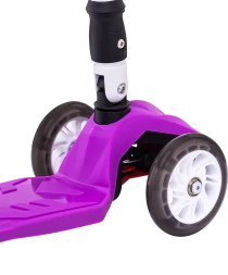 Самокат 3-колесный Smart 3D, 120/80 мм, фиолетовый, фото 5