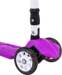 Самокат 3-колесный Smart 3D, 120/80 мм, фиолетовый, фото 6