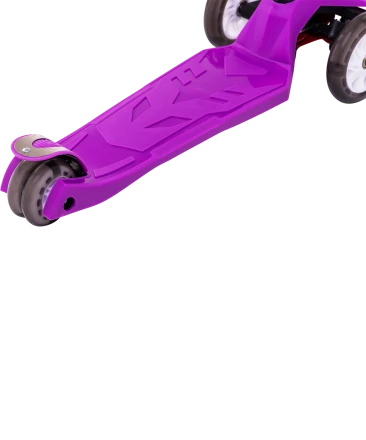 Самокат 3-колесный Smart 3D, 120/80 мм, фиолетовый, фото 7