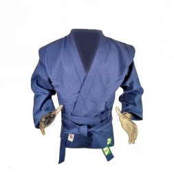 Куртка для самбо &quot;GREEN HILL MASTER&quot; арт. SC-550-46-BL, р.46, одобр. FIAS, 100% хлопок, синий