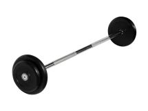 Штанга неразборная &quot;Barbell&quot; с чёрными дисками d 25 мм, 20 кг