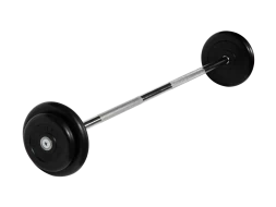 Штанга неразборная &quot;Barbell&quot; с чёрными дисками d 25 мм, 20 кг