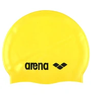 Шапочка для плавания Classic Silicone Cap yellow/black, силиконовая, 91662 35