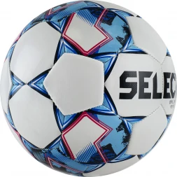 Мяч футб. &quot;SELECT Brillant Replica&quot; арт.811608-102, р.4, 32пан, гл.ПВХ, маш.сш, бело-голубой, фото 2